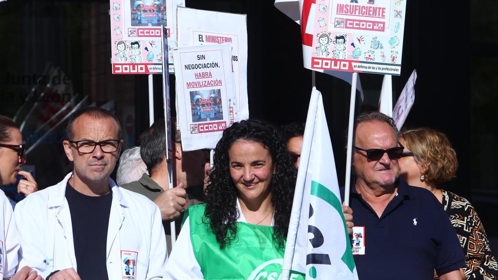 Manifestación contra el Estatuto Marco en Ponferrada