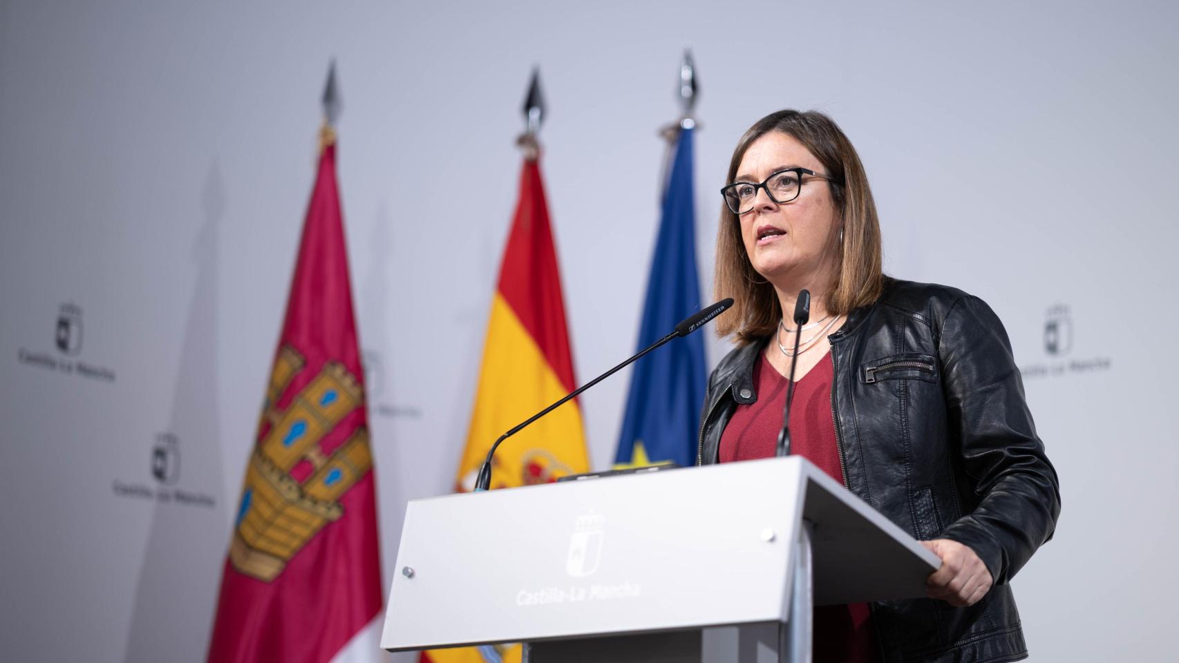Esther Padilla, consejera portavoz del Gobierno de Castilla-La Mancha. Foto: JCCM.