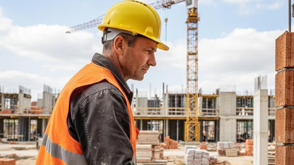 Imagen de un albañil.