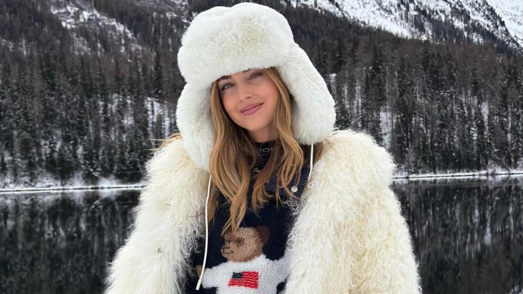 Chiara Ferragni en St. Moritz. Imagen en redes sociales.