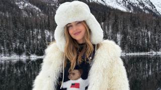 Chiara Ferragni en St. Moritz. Imagen en redes sociales.