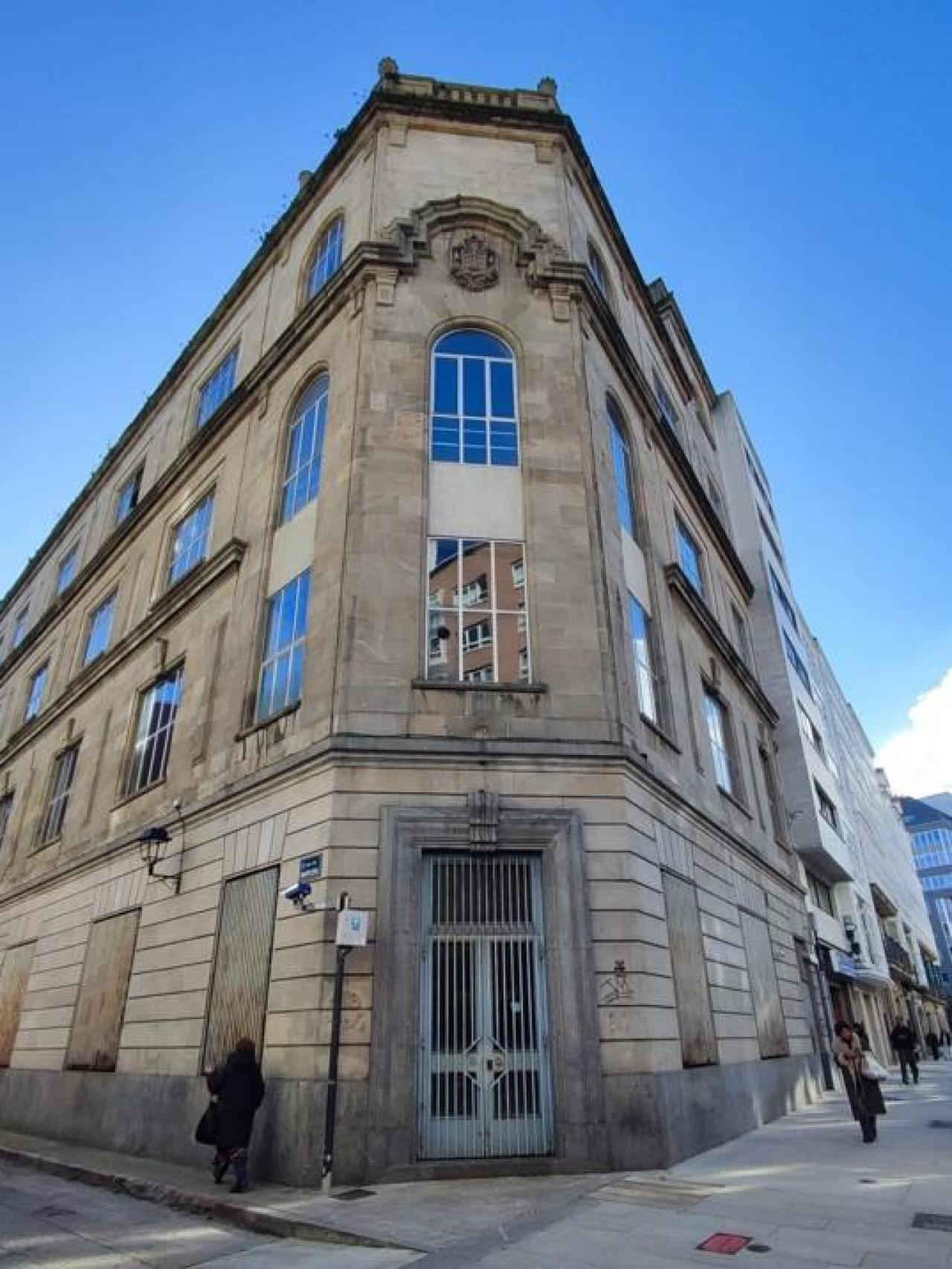 Antigua central de Telefónica en la calle San Andrés de A Coruña.