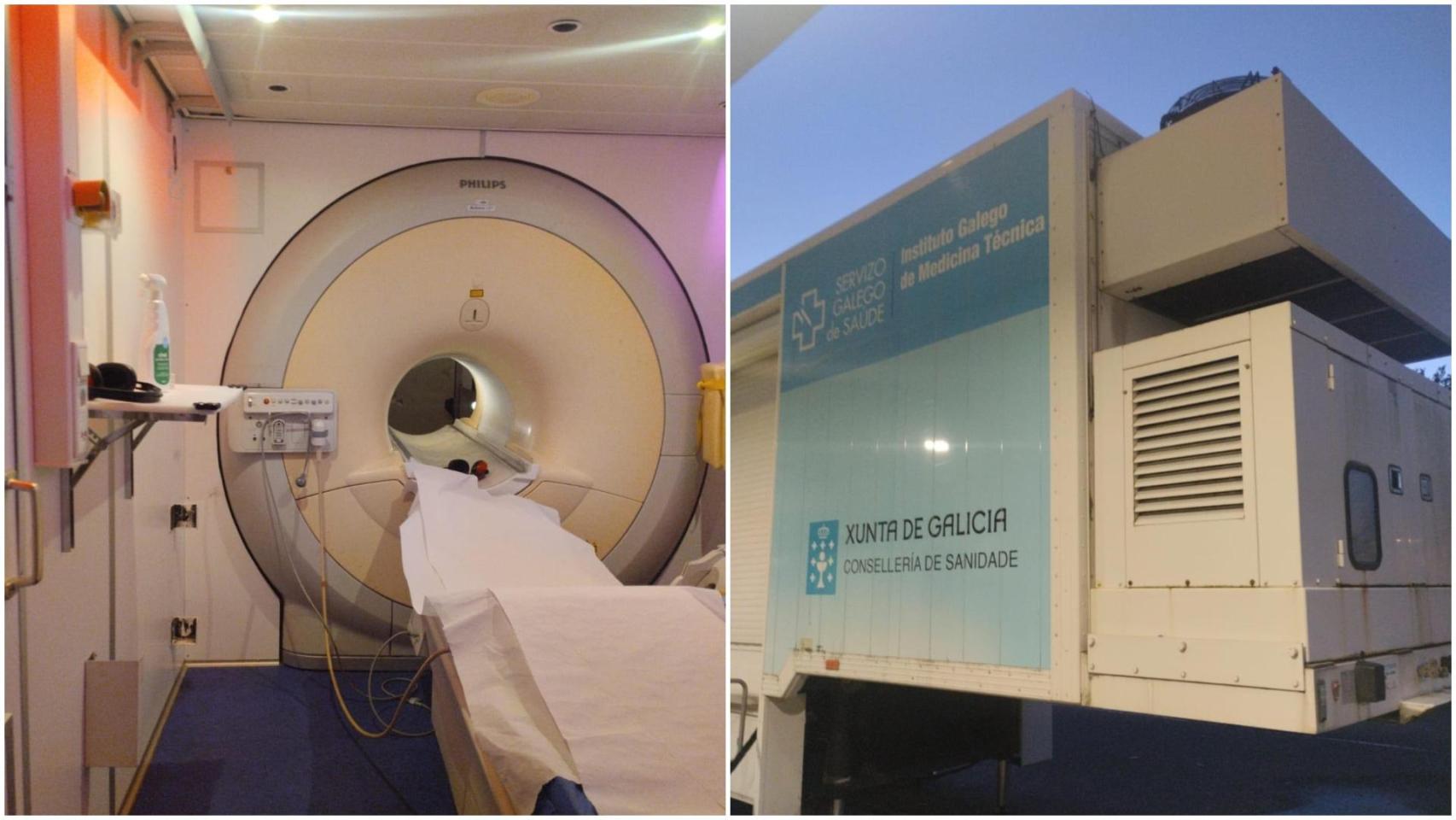 El Sergas subasta una máquina de resonancia magnética móvil y 22 equipos de laboratorio obsoletos