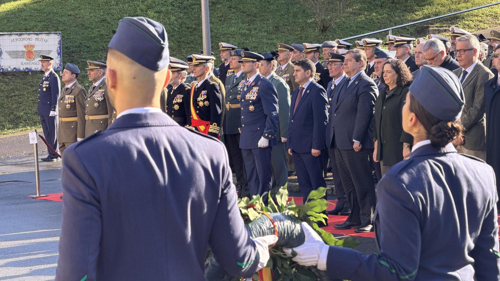 El Aeródromo Militar de Santiago celebra el día de la patrona del Ejército del Aire y del Espacio