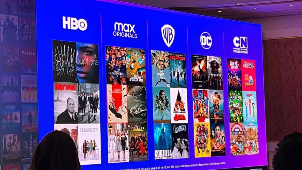Presentación del contenido de HBO Max en España.