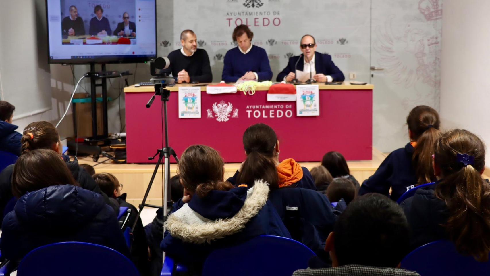 Presentación de la Carrera de la Ilusión. Foto: Ayuntamiento de Toledo.