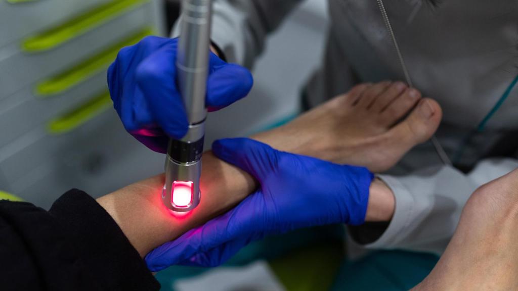 Tratamiento de una úlcera del pie diabético