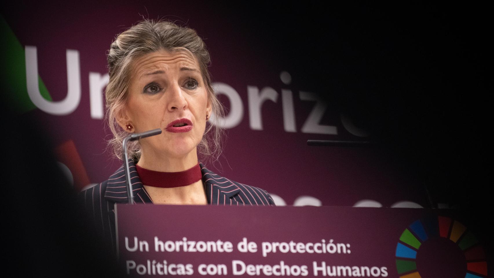 Yolanda Díaz, vicepresidenta segunda del Gobierno y ministra de Trabajo.