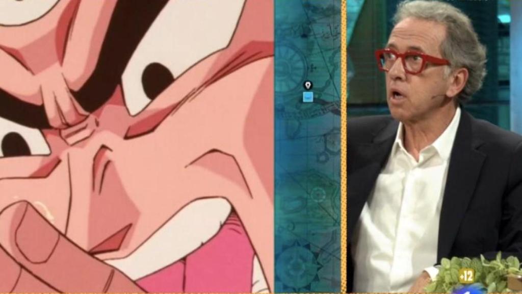 Jordi Hurtado observa su doblaje a Ten Shin Han de 'Bola de dragón'