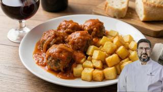 Dani García (49), chef: Las albóndigas más jugosas se hacen con 96 g de cebolla caramelizada y 39 g de pan
