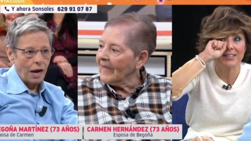 Sonsoles Ónega se emociona en 'Y ahora Sonsoles' con la historia de Carmen y Begoña