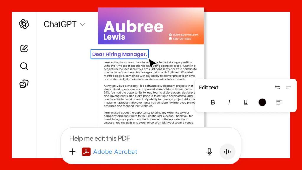 Adobe Acrobat para ChatGPT