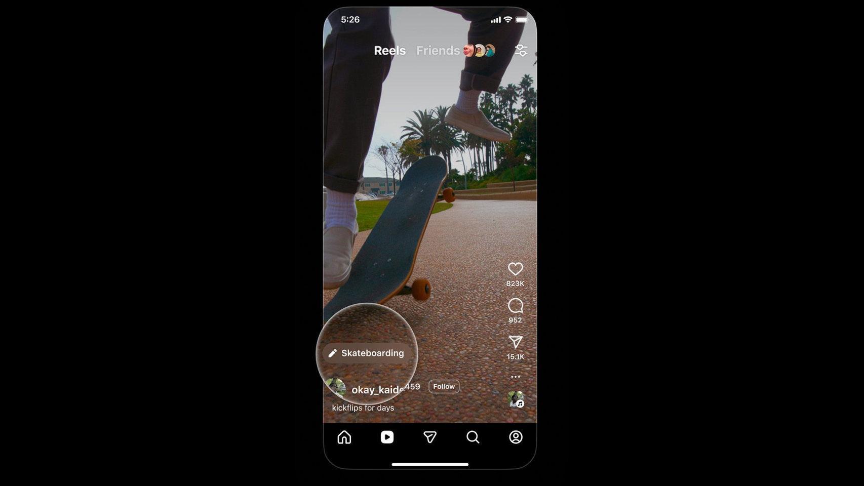 Instagram indicará si estamos viendo un Reel por el algoritmo personalizado