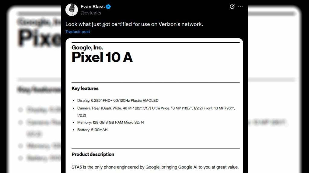 Pixel 10a