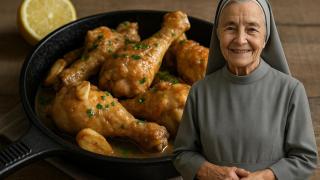 La Hermana Sol y su receta de pollo al ajillo.