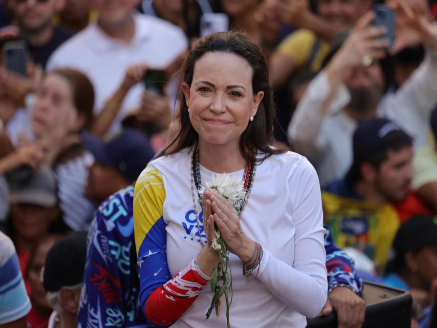 La política, en una de sus marchas en Venezuela.