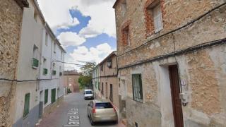 Imagen de la calle Solana Alta de Mondéjar (Guadalajara).