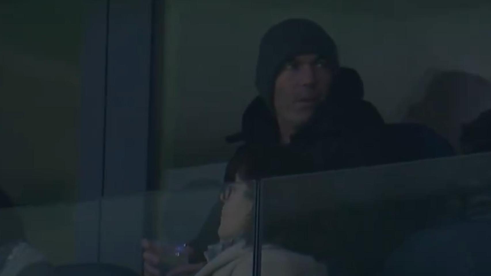 Zidane, presente en el Santiago Bernabéu durante el Real Madrid - Manchester City
