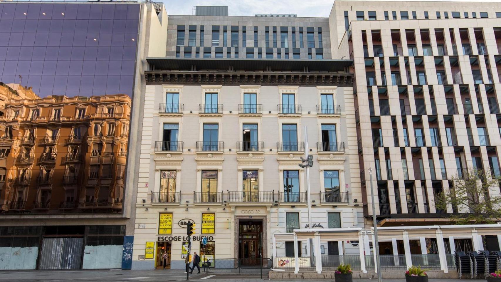 La oficina de Forestalia, en pleno centro de Zaragoza.