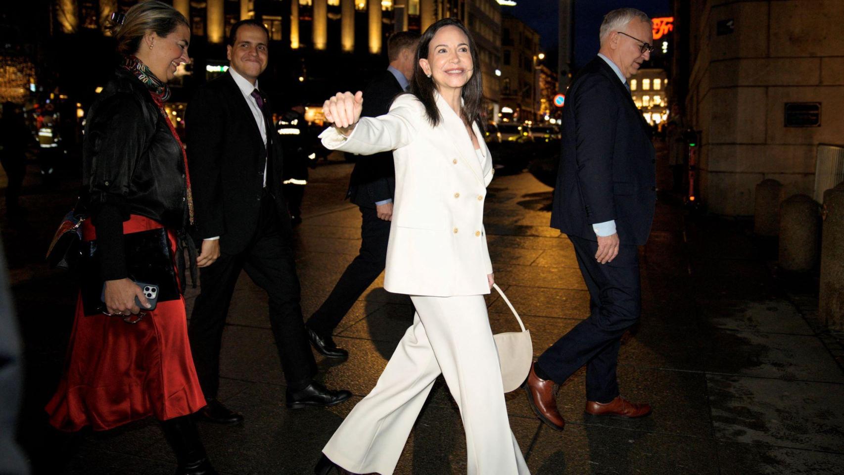 María Corina Machado en Oslo