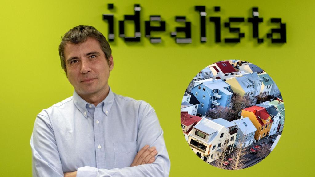 Montaje de Francisco Iñareta con viviendas.