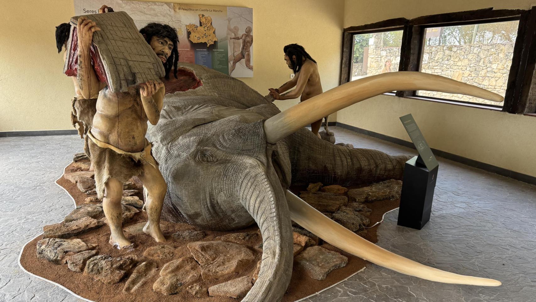 El banquete paleolítico, la escena que se instalará en Tamajón (Guadalajara).