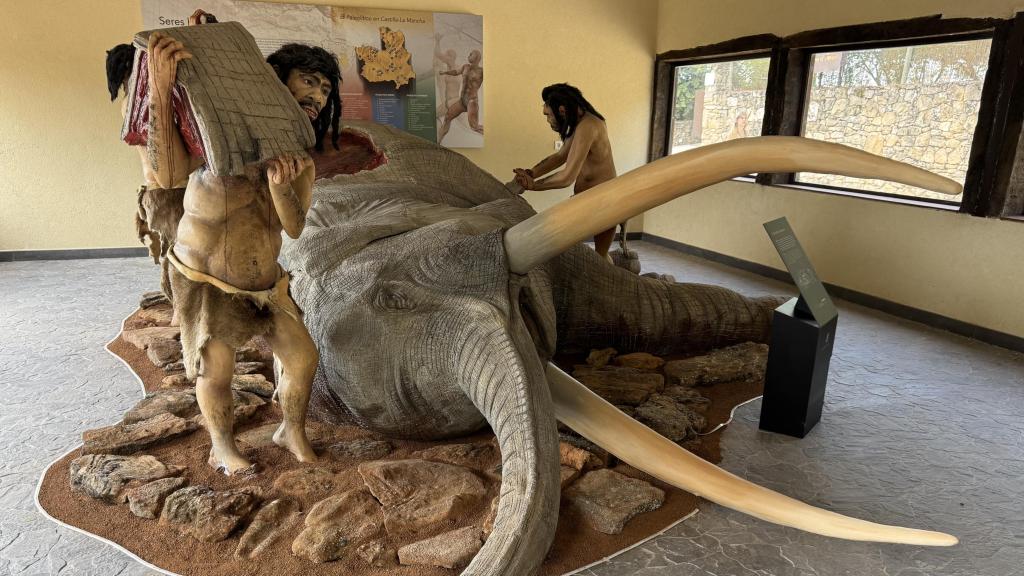 El banquete paleolítico, la escena que se instalará en Tamajón (Guadalajara).