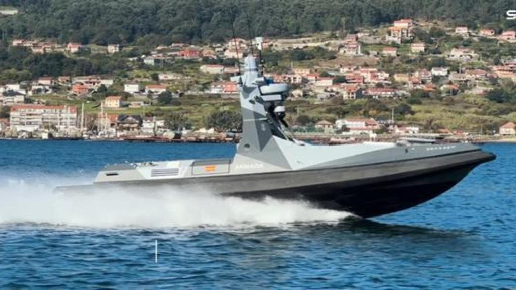 Sead 23 en una de sus navegaciones en Vigo