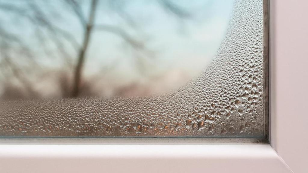 Una ventana condensada.