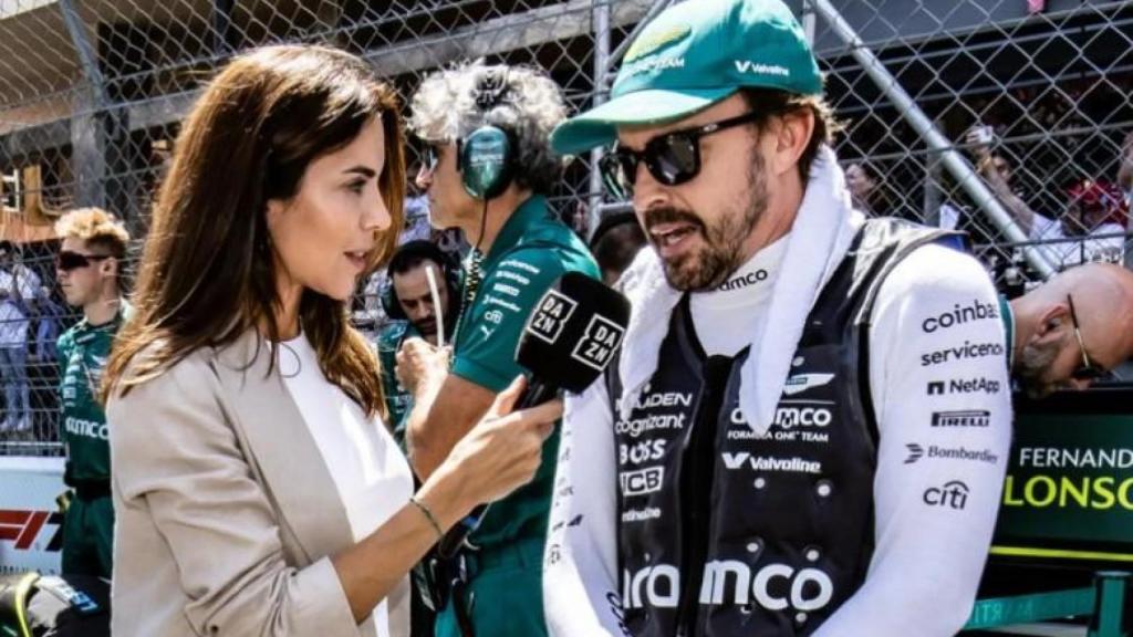 Fernando Alonso y Melissa Jiménez.