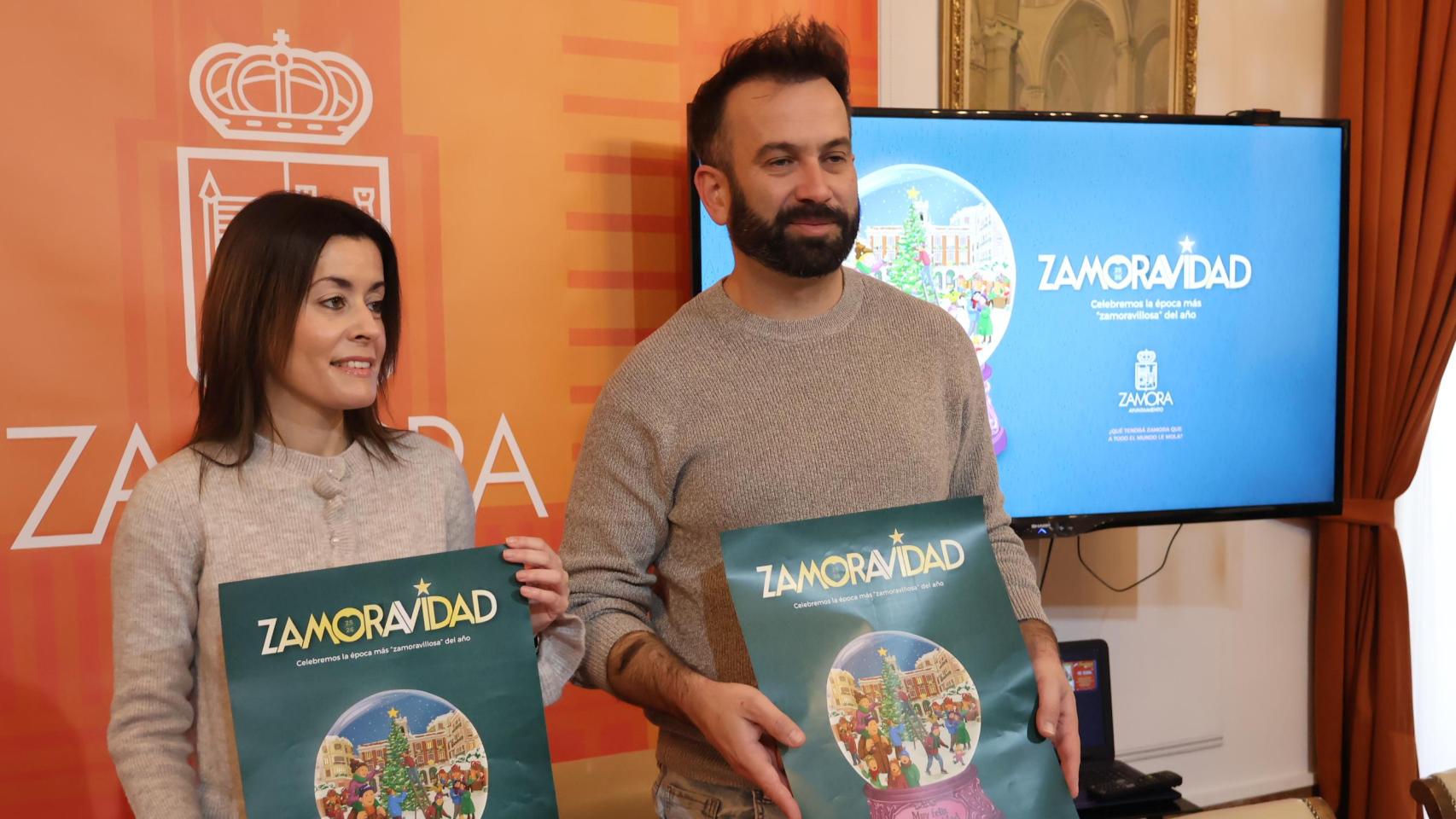 David Gago y Sara de la Higuera