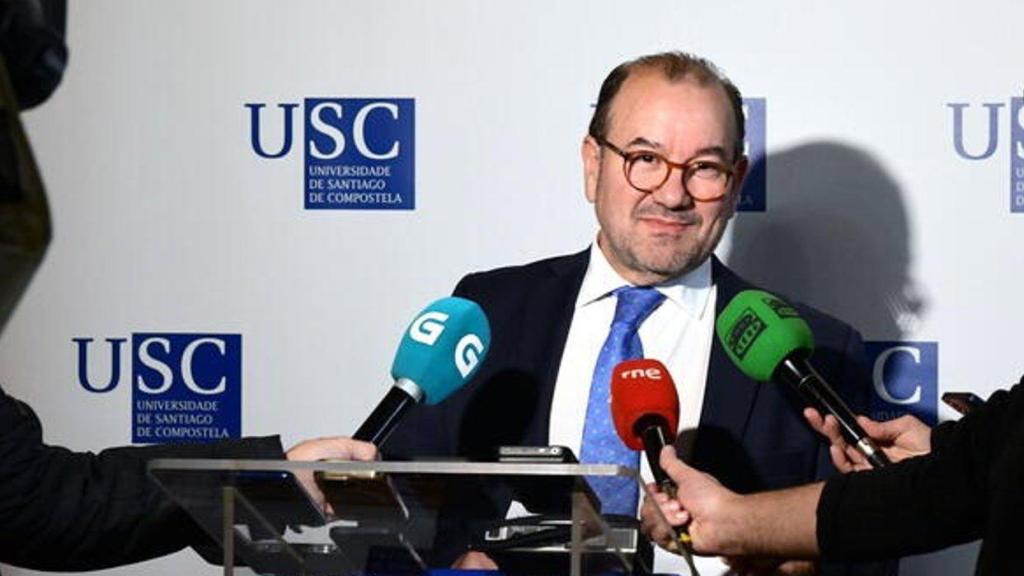 Imagen de archivo de Antonio López, rector de la USC