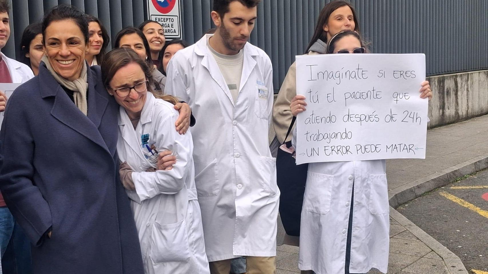 Huelga de médicos en A Coruña
