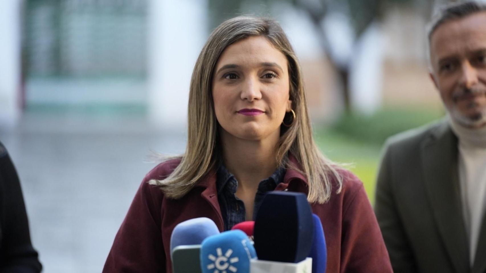 La portavoz del PSOE andaluz en el Parlamento, María Márquez.