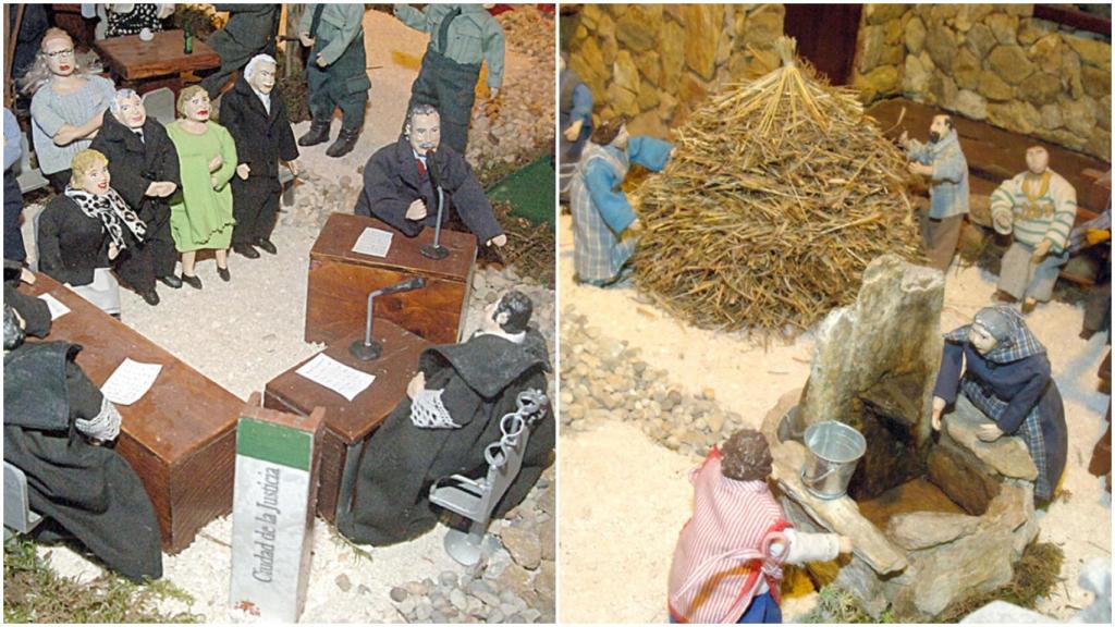 El Belén artesanal en movimiento de Valga, en Caldas (Pontevedra)