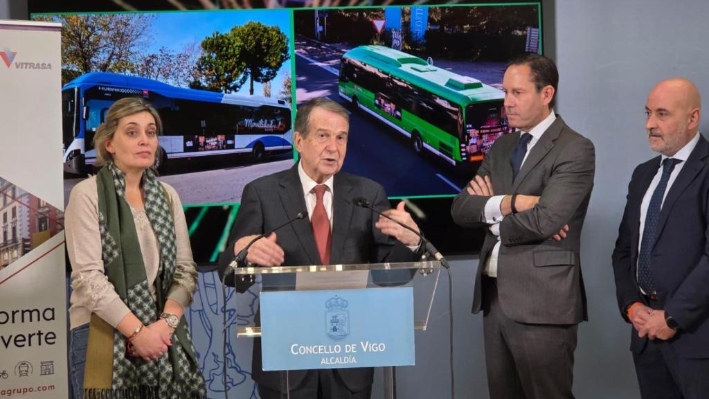 La Navidad de Vigo viajará en los autobuses entre Madrid, Valencia y Segovia