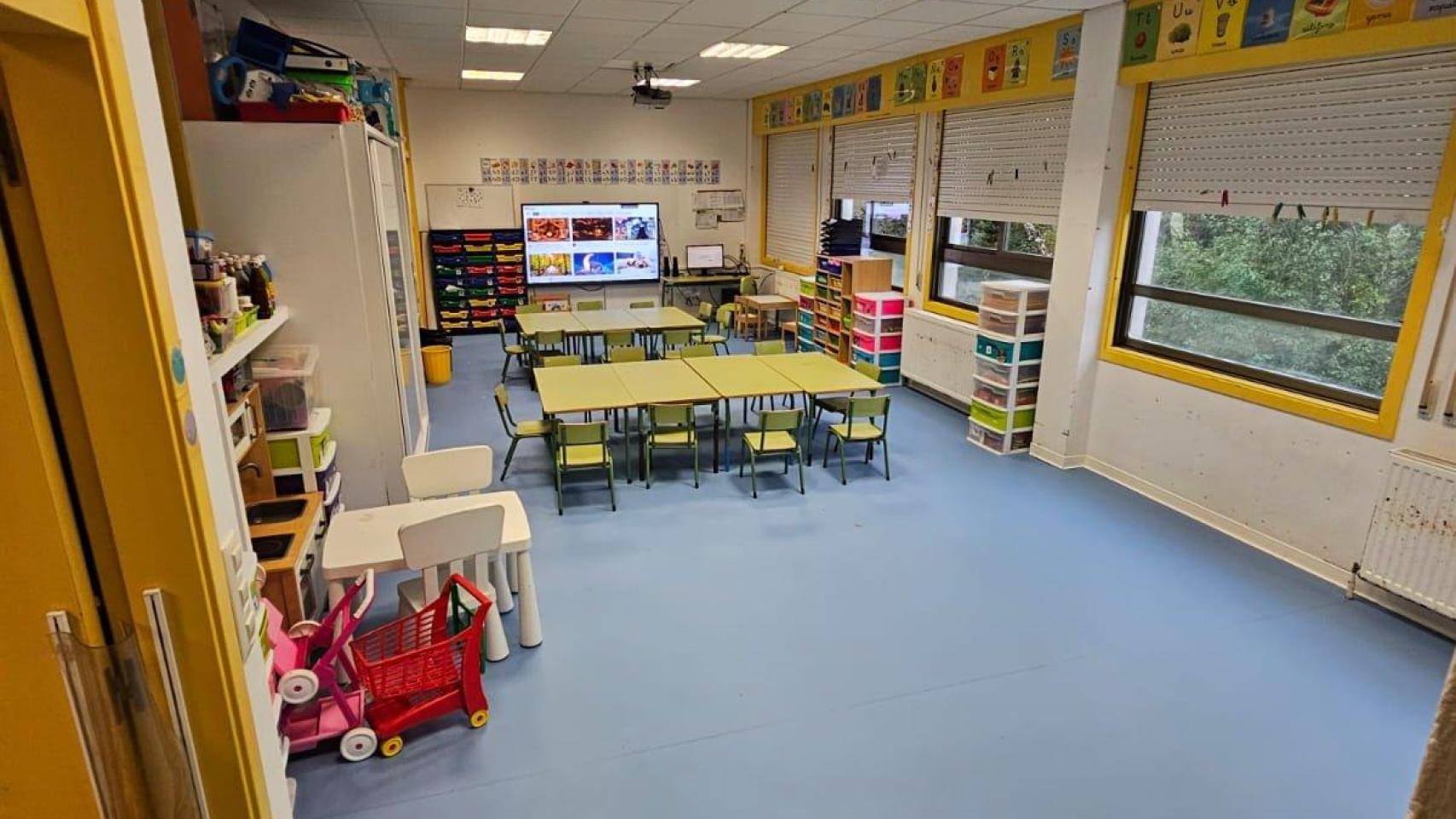 Imagen de una de las aulas.
