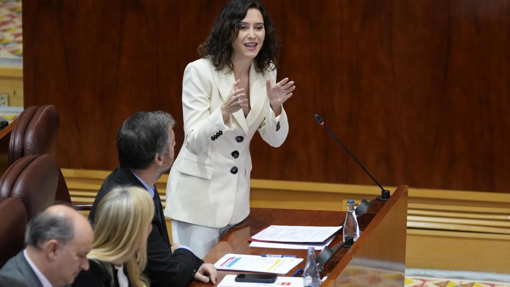 La presidenta de la Comunidad de Madrid, Isabel Díaz Ayuso.