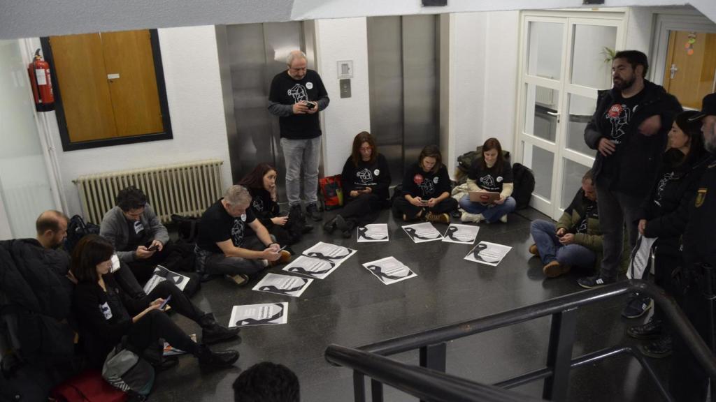 Imagen del encierro.