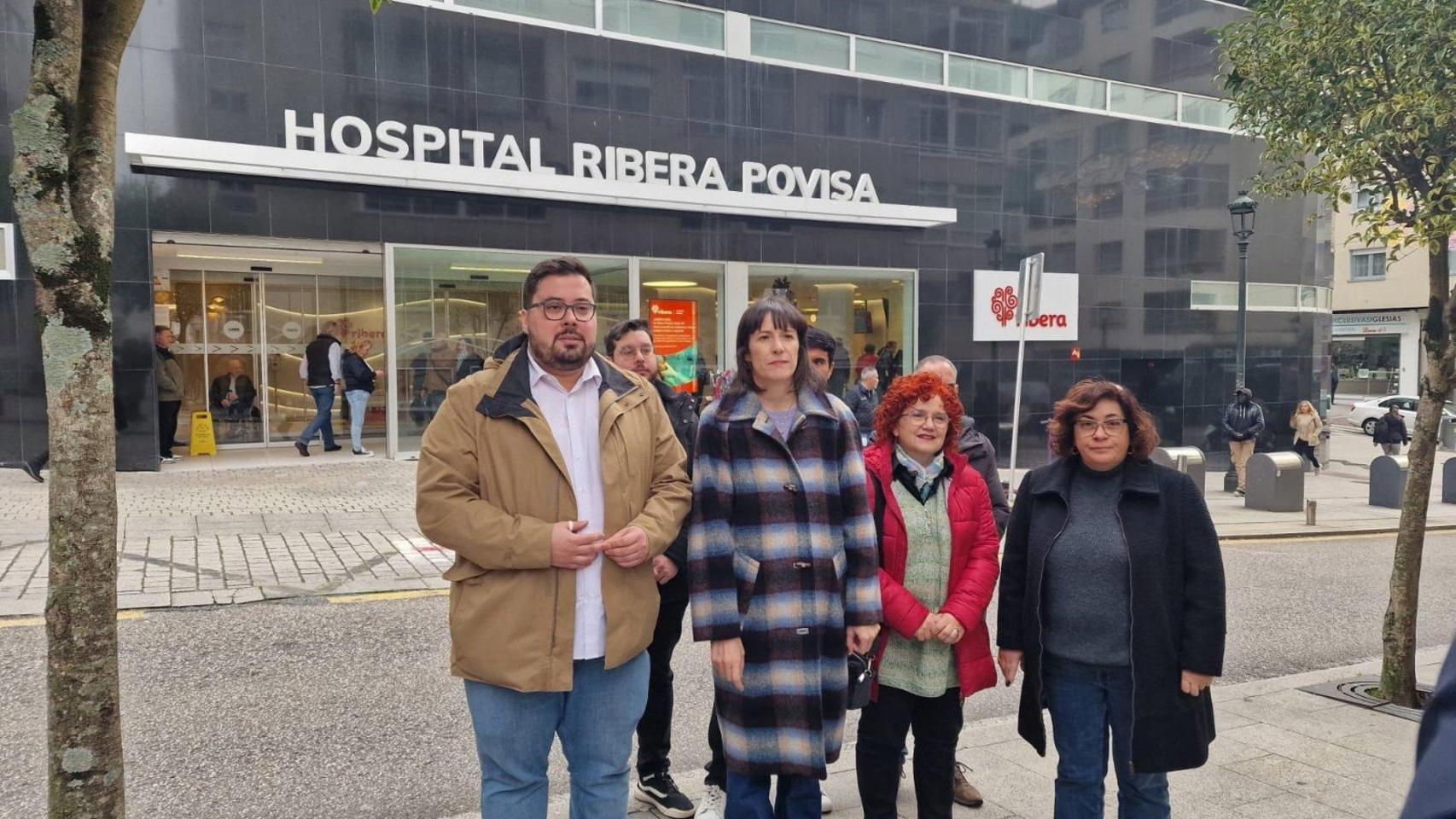 Ana Pontón este jueves en Povisa