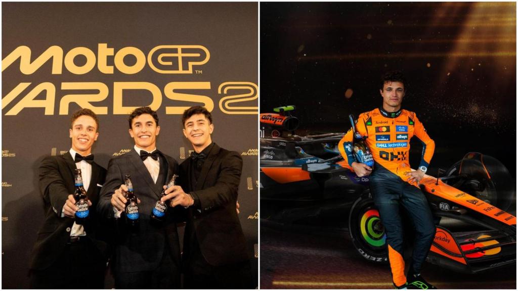 Estrella Galicia 0,0 celebra su apuesta por el motor: 3 títulos en MotoGP y dos en Fórmula 1