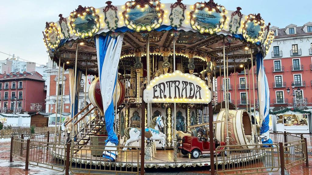 Imagen del carrusel de la Plaza Mayor de Valladolid