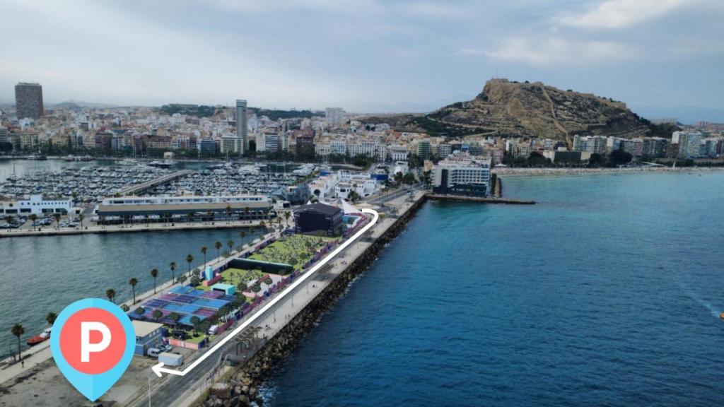 Aquí se ubica El Muelle Live.