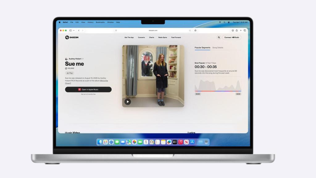 Shazam para Mac.