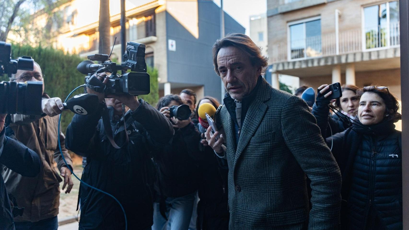 José Manuel Cuenca a su llegada al juzgado. Jorge Gil / Europa Press