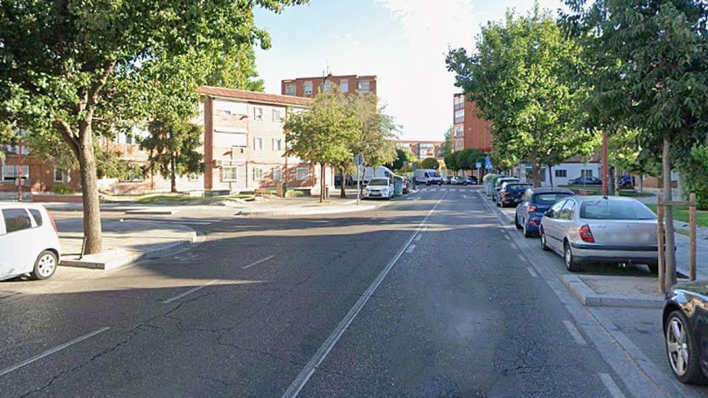 Calle Cigüeña con Pingüino en Valladolid