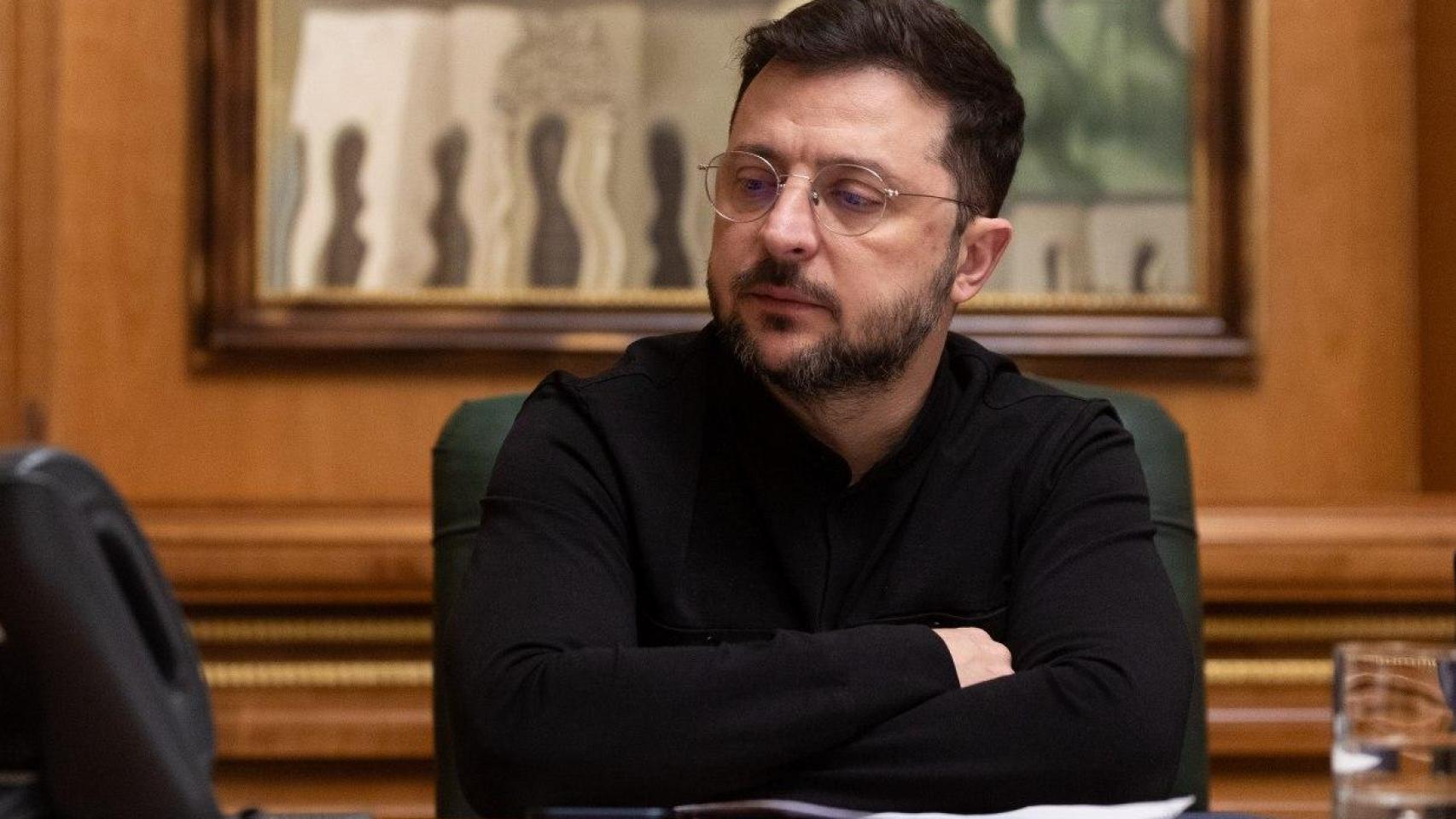 El presidente ucraniano Volodímir Zelenski, en una imagen difundida por su oficina.