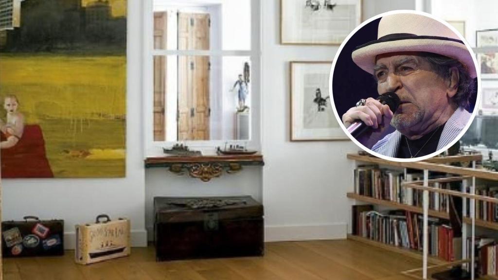 Así es la casa de Joaquín Sabina (76) en Madrid