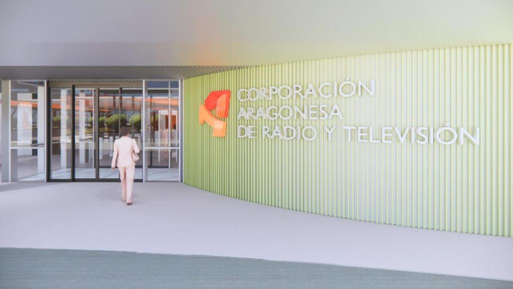 Acceso al futuro edificio de la CARTV en el Frente Fluvial.