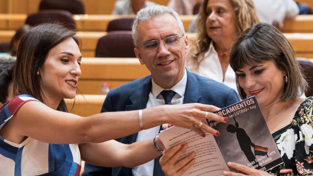 José Javier Izquierdo durante un pleno del Senado.